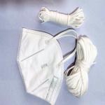Eco Friendly 5mm Surgical Mask Nylon Spandex Earloop Rope