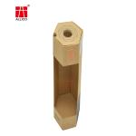 FSC Kraft Paper Wine Bottle Gift Boxes Collapsible CMYK Color