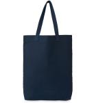 Fashion Simple Design Shoulder Carrying Bag Black Canvas Shopping Tote Vintage