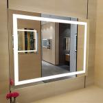 Modern Customization Luxury Wall Mounted Makeup Mirror For Bathrooms