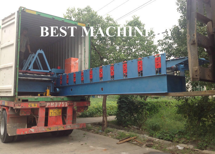 Ridge Cap Roof Tile Roll Forming Machine / Metal Roof Profile Camber