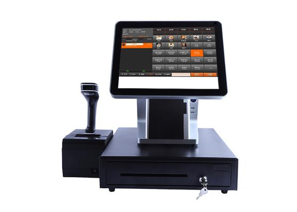 15 Inch Touch Screen Register For Restaurant All In One High Definition