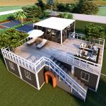 BOX SPACE Prefab Homes For Zimbabwe Luxury Tiny House 19l'X10w' Portable Home