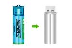 Lightweight Rechargeable Lithium Batteries 1.5V 5 AA 1000mAh CE/ROHS Approval