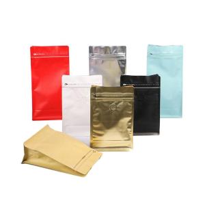 Wholesale Custom eight-sided sealed flat bottom zipper food packaging bags from china suppliers