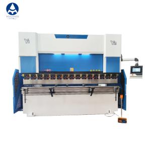 Wholesale DA53T 4 Axis Press Brake 125T 3200mm Hydraulic CNC Sheet Metal Bender With Safety Guard from china suppliers
