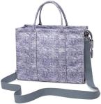 CANVAS TOTE BAG FOR WOMEN FASHION HANDBAGS SHOULDER BAG WITH ZIPPER CROSSBODY