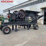 PE 600x900 Mineral Jaw Mobile Crusher Medium Gold Mining Machinery Equipment 100