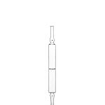1ml Clear Borosilicate Glass Ampoule For Medical And Cosmetic Sample Provided