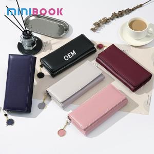 Wholesale Women's Fashion Clutch Phone Cases Long Wallet with Large Capacity and Open Closure from china suppliers