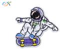 Stock Embroidery Iron-On Backing Cosmonaut Embroidered Patches