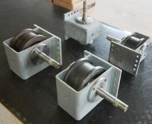 Wholesale 45# Hollow Shaft Crane End Carriage / Shot Blasting Wheel Block For End Carriage from china suppliers