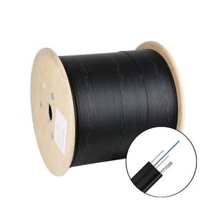 Wholesale 1 2 4 Core Outdoor FTTH Drop Cable G657A2 Black LSZH Jacket Flame Retardant from china suppliers
