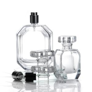 Wholesale Bottles For Wholesale Stock Transparent Glass Perfume Bottles Portable Sub-bottling Cosmetic Bottles from china suppliers