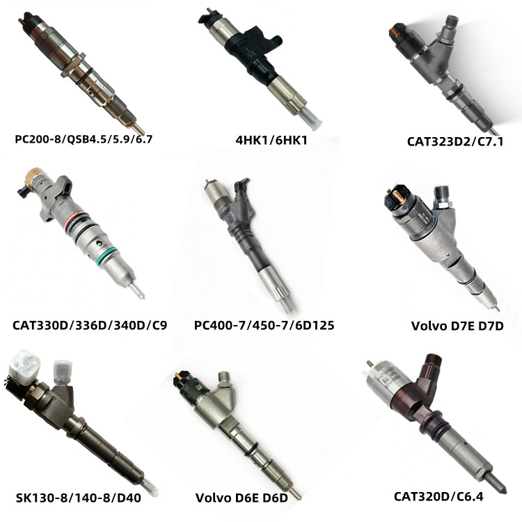 Kobelco SK130-8 140-8 D40 Fuel Injector Assembly 0445 120 126 Engine 0445120126