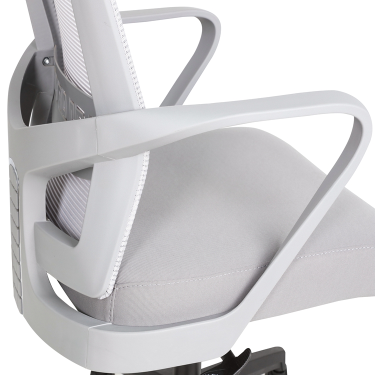 Mid Back Gray Ergonomic Mesh task Chairs, with Lumbar Support put in home