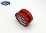 Single Color Print On White Bopp Packing Adhesive Tape For Carton Sealing