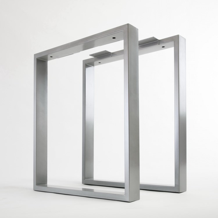 Hotel Design Stainless Steel Table Support with Aluminium Triangle Bracket Structure