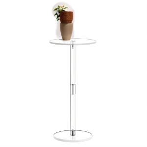 Wholesale Modern Custom Acrylic Furniture Acrylic Side Table Nesting Coffee Table 600x600mm from china suppliers