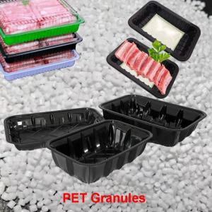 Wholesale Pre Made Frozen Food Trays Recycled PET Granules Resin Raw Material from china suppliers