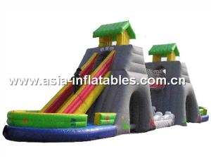 Wholesale Giant Inflatable Dry Slide For Children Soft Play Games In Fairground from china suppliers