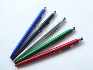 Wholesale Promotional pen with slim clip multi-color plastic pen for advertising from china suppliers