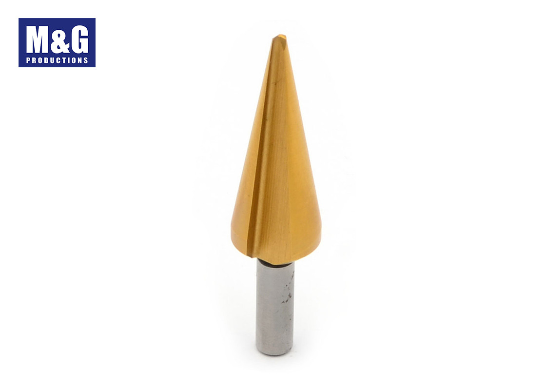 Round Shank Straight Flute HSS Conical and Tube Drill Bit For Metal Tube and Sheet Reaming Drilling