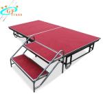 Movable Aluminum Stage Truss Outdoor Aluminum Leg Wooden Stage Platform
