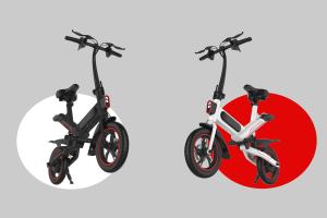 Wholesale Smart Fold Up Electric Bike 25KM / H , 36V 6AH Mini Folding Electric Bike from china suppliers