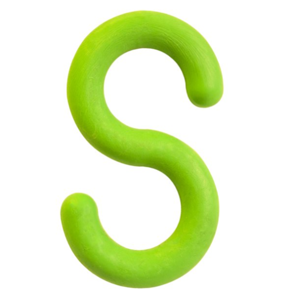 Plastic S-Hook 3" Long