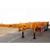 Buy cheap 30t Payload 2 Axles 40ft Skeleton Container Semi Trailer from wholesalers