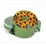 Bio-degradable Round Floral Cylinder Boxes for Environmentally-Friendly