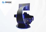 Electric System 9D Virtual Reality Racing Car Driving Simulator White Color