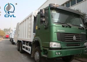 China HOWO 371hp 16 Cbm 10 Wheels Compressed Refuse Collection Trucks  Garbage Compactor With Rear Cover and  Italy Pto on sale