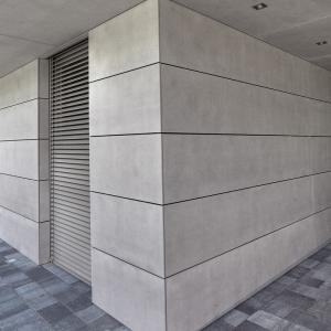 China Non-asbestos Fiber Cement Board Exterior Wall Panel with Contemporary Design Style on sale