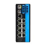 10 Port 2.5G SFP Bypass Managed Industrial POE Fiber Switch 8*10/100/1000mbps