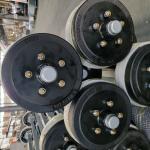 50MM Square Tube Trailer Axle Straight Hydraulic Brake Trailer Axles 1200-2000Kg