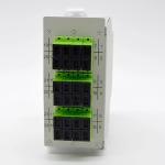 Fiber Optic DIN Rail Terminal Box Cold Roll Steel 12 Port 24core to 48Core