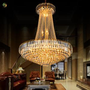 Wholesale JYLIGHTING Modern Golden Crystal Living Room Chandelier Design Light Luxury Home Bedroom Lamp Corridor Box Restaurant Crystal Pendant Light from china suppliers