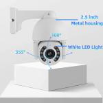 YGHT 5MP Motorized Zoom Outdoor Security Camera With Full Color Night Vision &