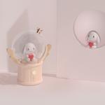 Lovely Toy 360 Degree Rotation Music Box Atmosphere Lamp LED Night Light for