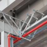 Bolted Galvanized Seismic Brace Corrosion Resistance for Seismic Zones