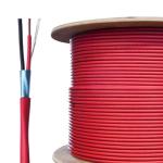 2 Cores Fire Alarm Cable Screened Heat Resistant UL Listed FPLR FPLP
