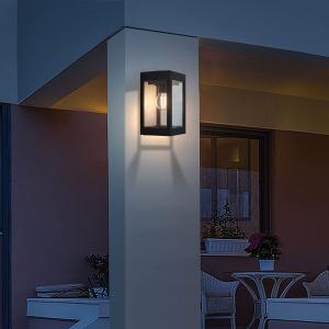 Wholesale Glass Panel Wall Mounted Outdoor Solar Lanterns Warm White Lights 3000K IP54 4W from china suppliers