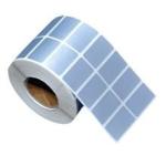 Roll Matt Silver Printable Labels / Electronic Shelf Labels White Glassine Liner