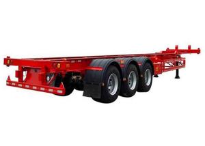 Wholesale 6.2T Skeleton Container Semi Trailer 6m Shipping Container Chassis from china suppliers