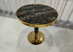 Smooth Round 75cm 70cm Wrought Iron Glass Coffee Table