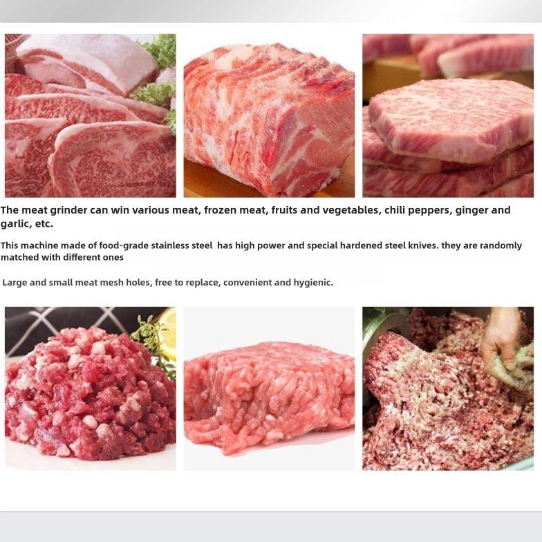 Industrial PLC Big Mince Meat Making Machine Frozen Meat Grinder for Sale