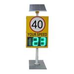Intelligent Snapshot Function Radar Speed Limit Sign for Outdoor Areas 50W Peak
