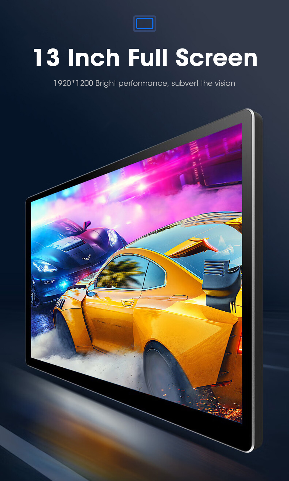 13.3 Inch Android 11.0 Carplay Multimedia Car Radio with Touch Screen and OBD2 Function